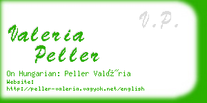 valeria peller business card